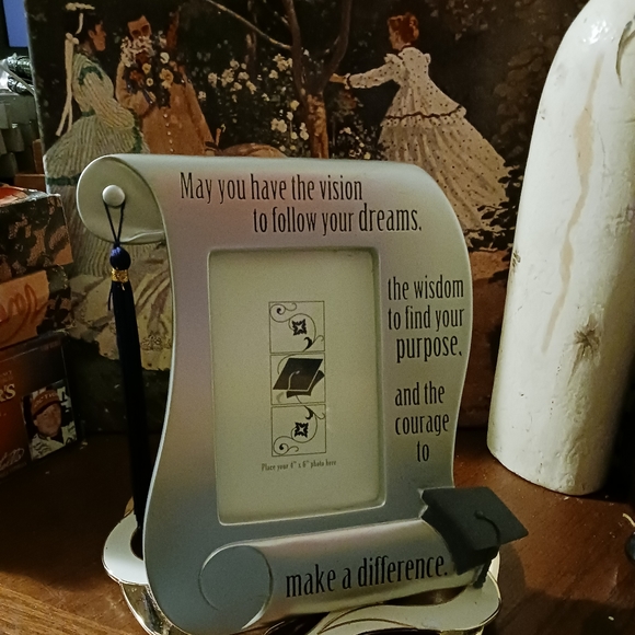 🏞New! Abbey Press Graduation Frame🏖 Vision,Dreams,Wisdom,Purpose,Courage. - Picture 9 of 11